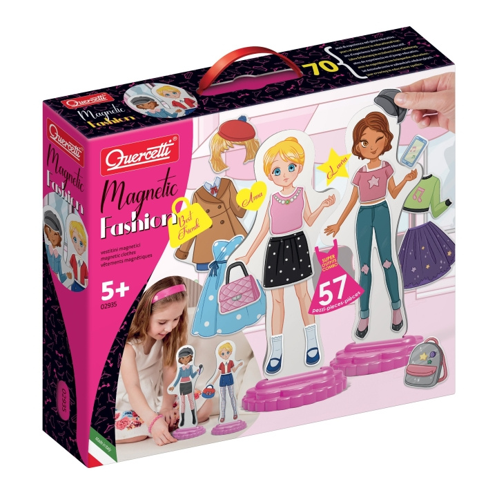 Quercetti Magnetic Fashion Best Friends - (QU-2935) i gruppen LEKSAKER, BARN- & BABYPRODUKTER / Leksaker / Pyssel hos TP E-commerce Nordic AB (D24559)