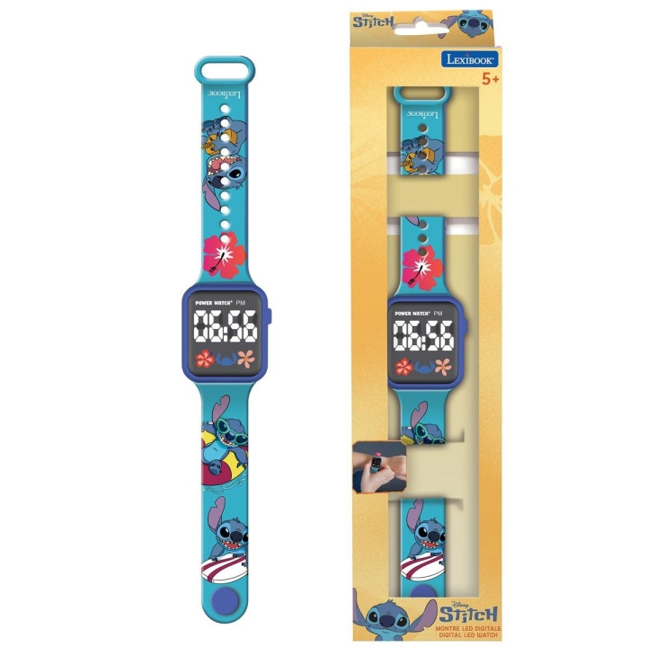 Lexibook Stitch LED digital klocka (DMW060D) i gruppen SPORT, FRITID & HOBBY / Accessoarer / Klockor hos TP E-commerce Nordic AB (D24562)