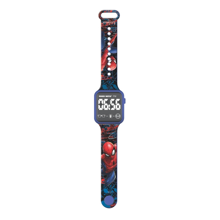 Lexibook Spider-Man LED digital klocka (DMW060SP) i gruppen SPORT, FRITID & HOBBY / Accessoarer / Klockor hos TP E-commerce Nordic AB (D24565)