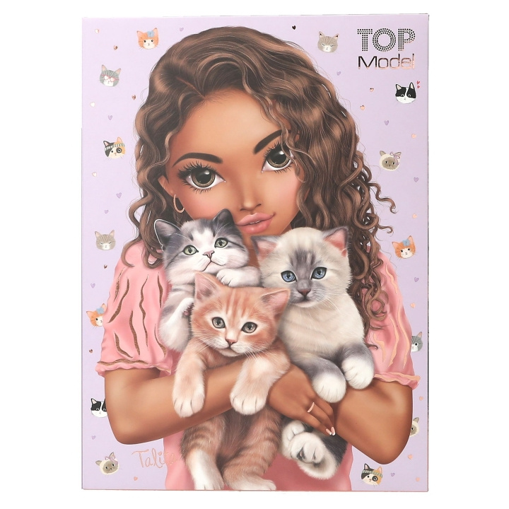 TOPModel Brevset CAT LOVE - Mjuk lila i gruppen LEKSAKER, BARN- & BABYPRODUKTER / Leksaker / Pyssel hos TP E-commerce Nordic AB (D24569)