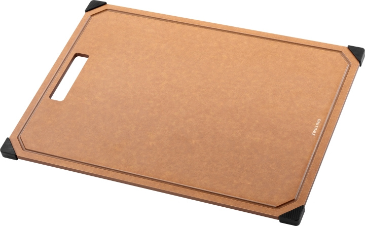 Zwilling Skärbräda - Brun-Svart - 42 cm x 30 cm i gruppen HEM, HUSHÅLL & TRÄDGÅRD / Köksredskap / Skärbrädor hos TP E-commerce Nordic AB (D24618)