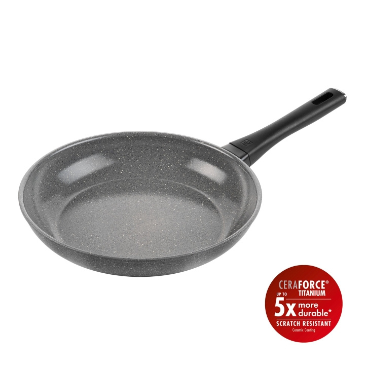 Zwilling Terreno Plus keramisk stekpanna - Grå - 28 cm i gruppen HEM, HUSHÅLL & TRÄDGÅRD / Köksredskap / Stekpannor hos TP E-commerce Nordic AB (D24621)