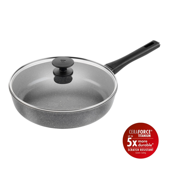 Zwilling Terreno Plus keramisk sautepanna - Grå - 28 cm i gruppen HEM, HUSHÅLL & TRÄDGÅRD / Köksredskap / Stekpannor hos TP E-commerce Nordic AB (D24623)