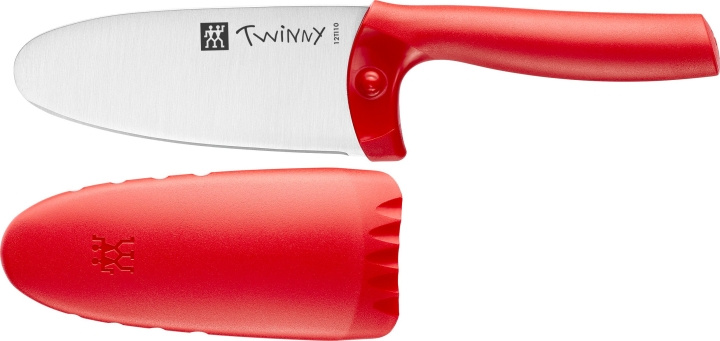 Zwilling Twinny Kockkniv för barn - Röd - 10 cm i gruppen HEM, HUSHÅLL & TRÄDGÅRD / Köksredskap / Köksknivar & Knivslipar hos TP E-commerce Nordic AB (D24644)