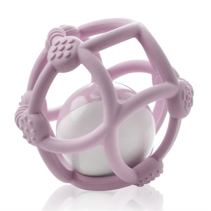 Kidsme Tandvårdsboll i silikon - Plommon (KIDS9672PL) i gruppen LEKSAKER, BARN- & BABYPRODUKTER / Babysaker / Nappar & Bitringar hos TP E-commerce Nordic AB (D24672)