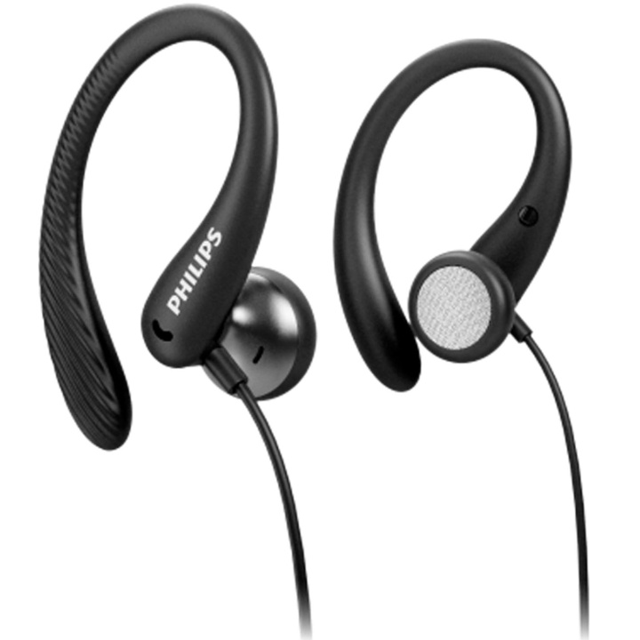 Philips Hörlurar In-Ear Sport IPX2 Kabel Svart i gruppen HEMELEKTRONIK / Ljud & Bild / Hörlurar & Tillbehör / Hörlurar hos TP E-commerce Nordic AB (D24745)