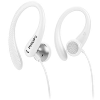 Philips Hörlurar In-Ear Sport IPX2 Kabel Vit