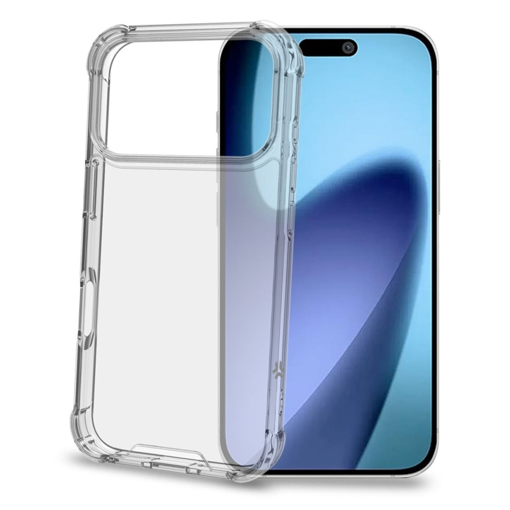 Celly Armor Stöttåligt skal iPhone 17 Pro Transparent i gruppen SMARTPHONE & SURFPLATTOR / Mobilskydd / Apple / iPhone 17 hos TP E-commerce Nordic AB (D24760)