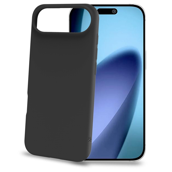 Celly Cromo Soft rubber case iPhone Air Svart i gruppen SMARTPHONE & SURFPLATTOR / Mobilskydd / Apple / iPhone Air hos TP E-commerce Nordic AB (D24765)