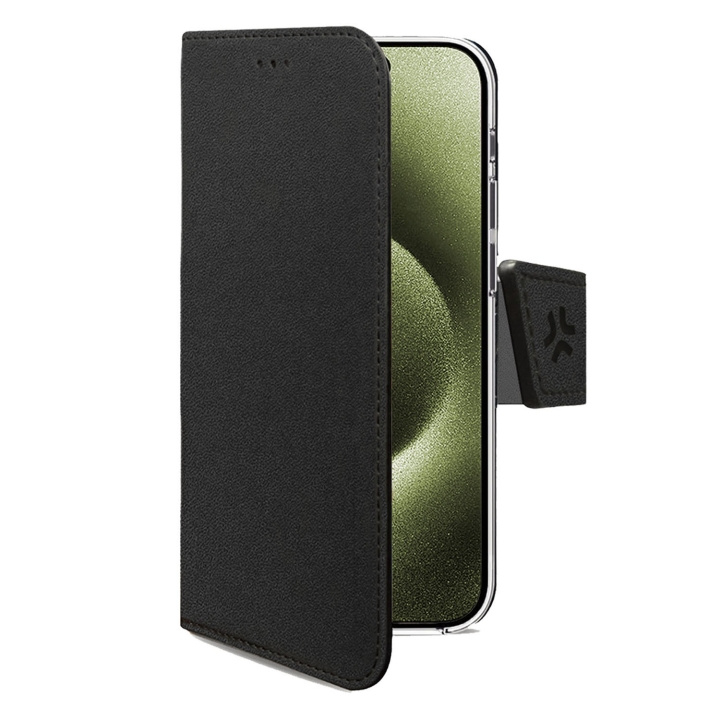Celly Wally Wallet Case iPhone 17 Svart i gruppen SMARTPHONE & SURFPLATTOR / Mobilskydd / Apple / iPhone 17 hos TP E-commerce Nordic AB (D24777)