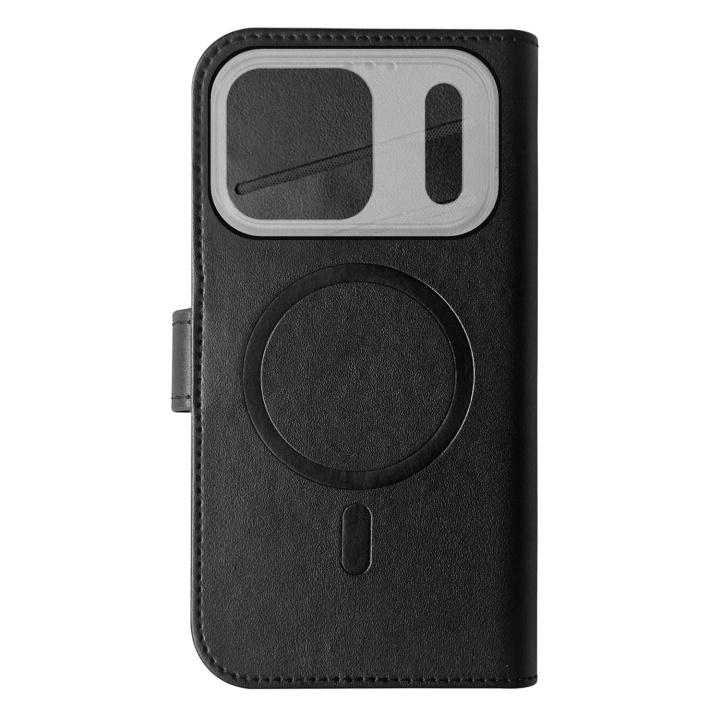 Celly Wallet Case MagSafe-kompatibel iPhone 17 Pro Svart i gruppen SMARTPHONE & SURFPLATTOR / Mobilskydd / Apple / iPhone 17 hos TP E-commerce Nordic AB (D24782)