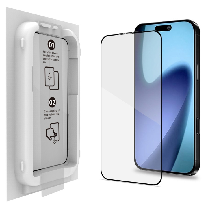 Celly Glasskit Skärmskydd Härdat glas + applikator iPhone 17 i gruppen SMARTPHONE & SURFPLATTOR / Mobilskydd / Apple / iPhone 17 hos TP E-commerce Nordic AB (D24788)