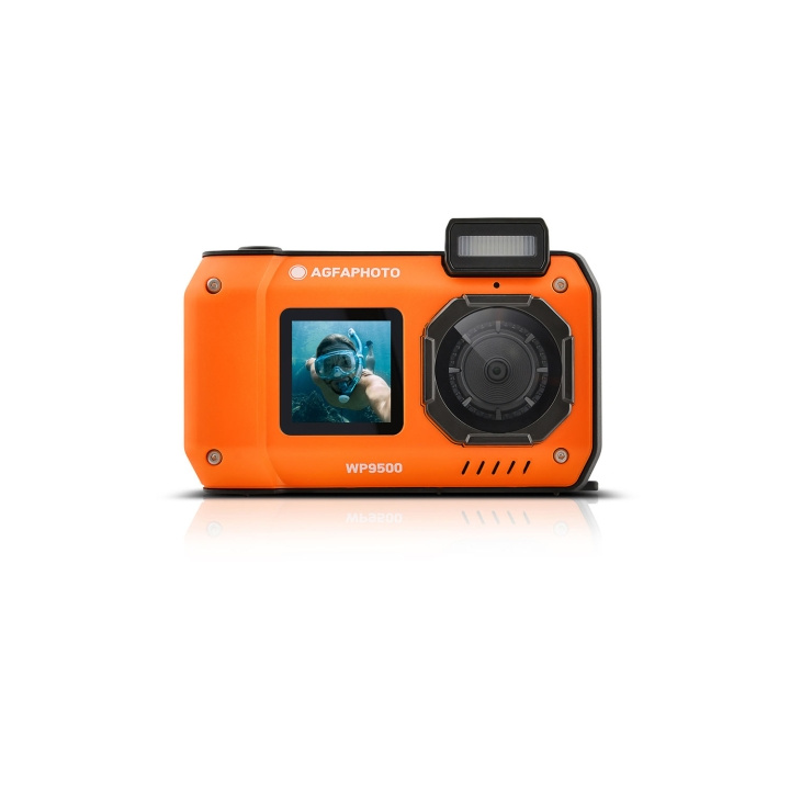 Agfa Digitalkamera WP9500 CMOS WP Full HD Orange i gruppen HEMELEKTRONIK / Foto & Video / Kameror hos TP E-commerce Nordic AB (D24863)