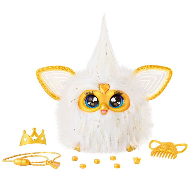 FURBY Interaktivt Gosedjur Gold Glam (EN) i gruppen LEKSAKER, BARN- & BABYPRODUKTER / Babyleksaker / Gosedjur hos TP E-commerce Nordic AB (D24865)
