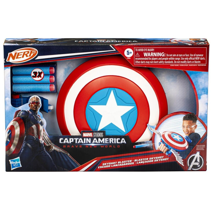 Marvel Avengers Captain America NWO Skyshot Blaster i gruppen LEKSAKER, BARN- & BABYPRODUKTER / Leksaker / Actionlek hos TP E-commerce Nordic AB (D24871)