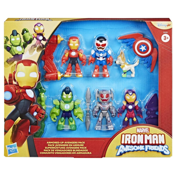 Marvel Iron Man And His Awesome Friends Armored-Up Avengers Pack i gruppen LEKSAKER, BARN- & BABYPRODUKTER / Leksaker / Figurer, Miniatyrer & tillbehör hos TP E-commerce Nordic AB (D24876)
