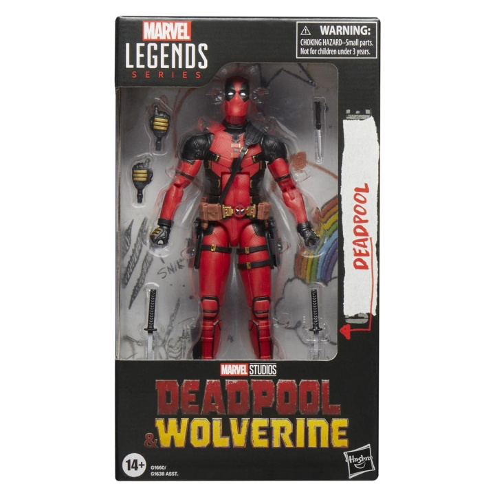Marvel Legends Series Deadpool & Wolverine 6 Inch Figure, Deadpool i gruppen LEKSAKER, BARN- & BABYPRODUKTER / Leksaker / Figurer, Miniatyrer & tillbehör hos TP E-commerce Nordic AB (D24878)