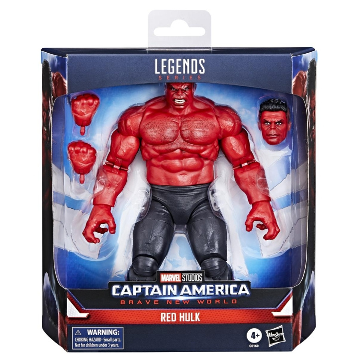 Marvel Legends Series Deluxe Captain America BNW, Red Hulk i gruppen LEKSAKER, BARN- & BABYPRODUKTER / Leksaker / Figurer, Miniatyrer & tillbehör hos TP E-commerce Nordic AB (D24880)