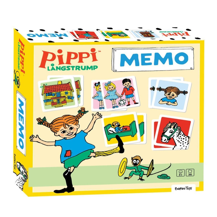 ASTRID LINDGREN Spel Memo i gruppen LEKSAKER, BARN- & BABYPRODUKTER / Spel / Sällskapsspel hos TP E-commerce Nordic AB (D24893)