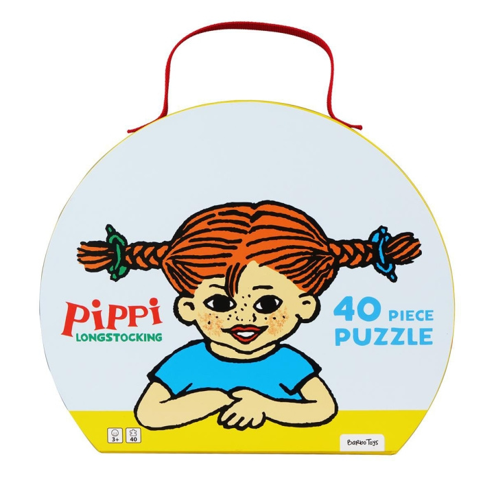 ASTRID LINDGREN Suitcase With 40 Pcs Puzzle i gruppen LEKSAKER, BARN- & BABYPRODUKTER / Leksaker / Barnpussel hos TP E-commerce Nordic AB (D24898)