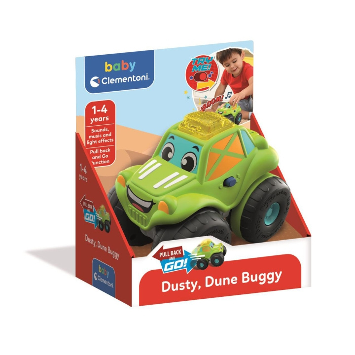 Clementoni Stunt Wheels Pullback Car Dune Buggy i gruppen LEKSAKER, BARN- & BABYPRODUKTER / Leksaker / Leksaksbilar & andra fordon hos TP E-commerce Nordic AB (D24903)