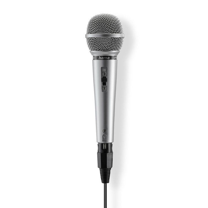 Hama Mikrofon Karaoke Dynamisk Mono Jam Star Silver i gruppen HEMELEKTRONIK / Ljud & Bild / Handhållna mikrofoner hos TP E-commerce Nordic AB (D24943)