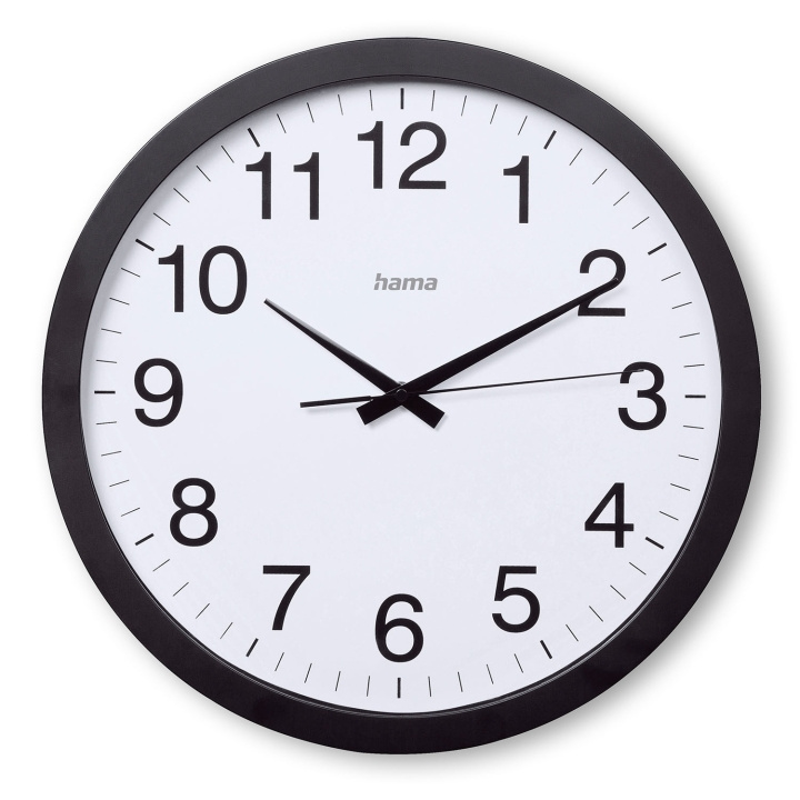 Hama Väggklocka Diameter 40 Cm i gruppen HEM, HUSHÅLL & TRÄDGÅRD / Väggklockor & Räkneverk / Väggklockor hos TP E-commerce Nordic AB (D24945)