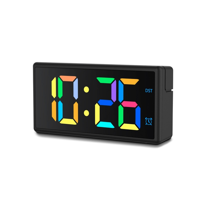 Hama Digital Väckarklocka Ibiza Flerfärgad Display Svart i gruppen HEM, HUSHÅLL & TRÄDGÅRD / Väggklockor & Räkneverk / Väggklockor hos TP E-commerce Nordic AB (D24950)