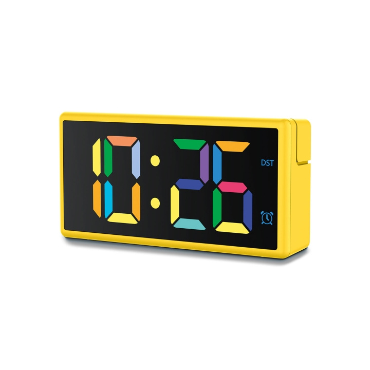 Hama Digital Väckarklocka Ibiza Flerfärgad Display Gul i gruppen HEM, HUSHÅLL & TRÄDGÅRD / Väggklockor & Räkneverk / Väggklockor hos TP E-commerce Nordic AB (D24951)