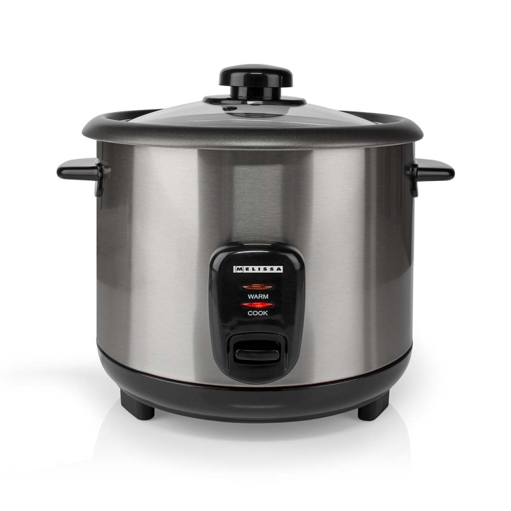 MELISSA Riskokare | 1,5 l | 500 W | Non stick-beläggning | Avtagbar skål | Ångkorg | Varmhållningsfunktion | Automatisk avstängning i gruppen HEM, HUSHÅLL & TRÄDGÅRD / Hushållsmaskiner / Ris & Äggkokare hos TP E-commerce Nordic AB (D24969)
