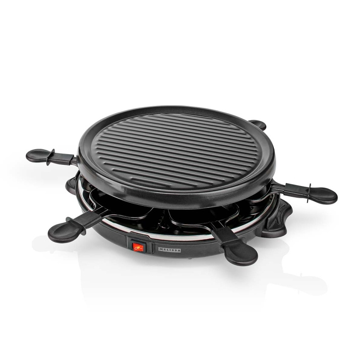 MELISSA Raclette / Gourmet Set | 6 personer | 800 W | Ø 29 cm | Non-stick beläggning i gruppen HEM, HUSHÅLL & TRÄDGÅRD / Trädgårdsprodukter / Grillar & Grilltillbehör hos TP E-commerce Nordic AB (D24971)