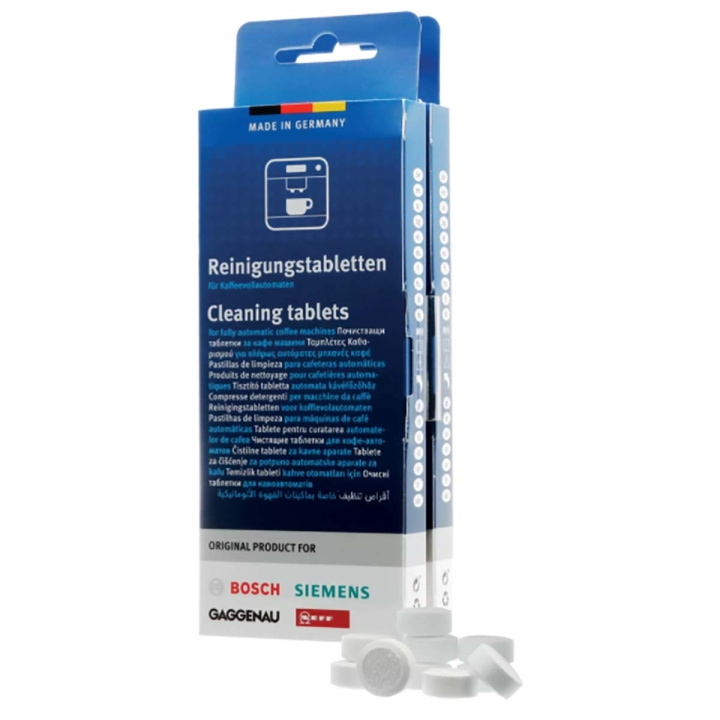 Bosch Rengöringstabletter för kaffemaskiner - 2x10 st i gruppen HEM, HUSHÅLL & TRÄDGÅRD / Hushållsmaskiner / Kaffemaskiner & Tillbehör hos TP E-commerce Nordic AB (D25016)
