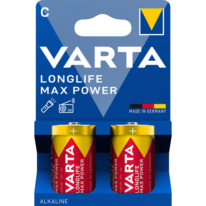 Varta Longlife Max Power C / LR14 Batteri 2-pack i gruppen HEMELEKTRONIK / Batterier & Laddare / Batterier hos TP E-commerce Nordic AB (D25025)