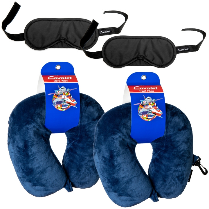 Cavalet Resekit 2 (2st Sovmasker, 2st Nackkuddar) i gruppen SPORT, FRITID & HOBBY / Resetillbehör / Övrigt hos TP E-commerce Nordic AB (D25035)