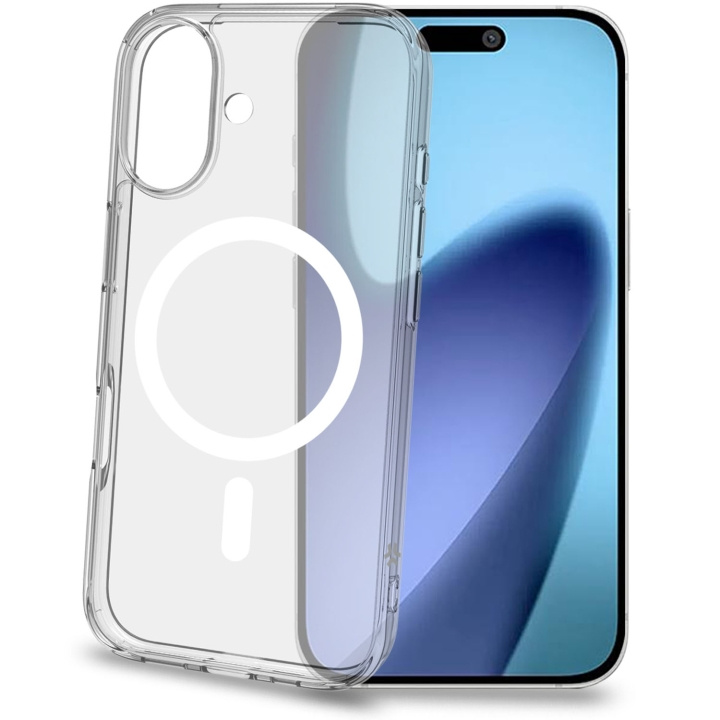 Celly Gelskinmag TPU Cover MagSafe-kompatibelt iPhone 17 Transparent i gruppen SMARTPHONE & SURFPLATTOR / Mobilskydd / Apple / iPhone 17 hos TP E-commerce Nordic AB (D25057)