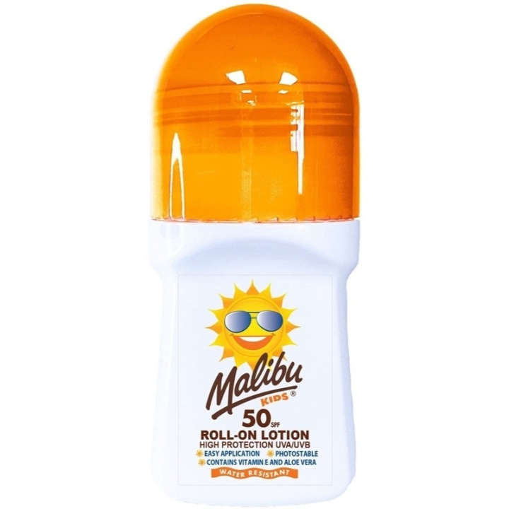Malibu Kids Roll-On Lotion SPF50 50ml i gruppen SKÖNHET & HÄLSA / Hudvård / Solskydd & Tanning / Solskydd hos TP E-commerce Nordic AB (D25155)