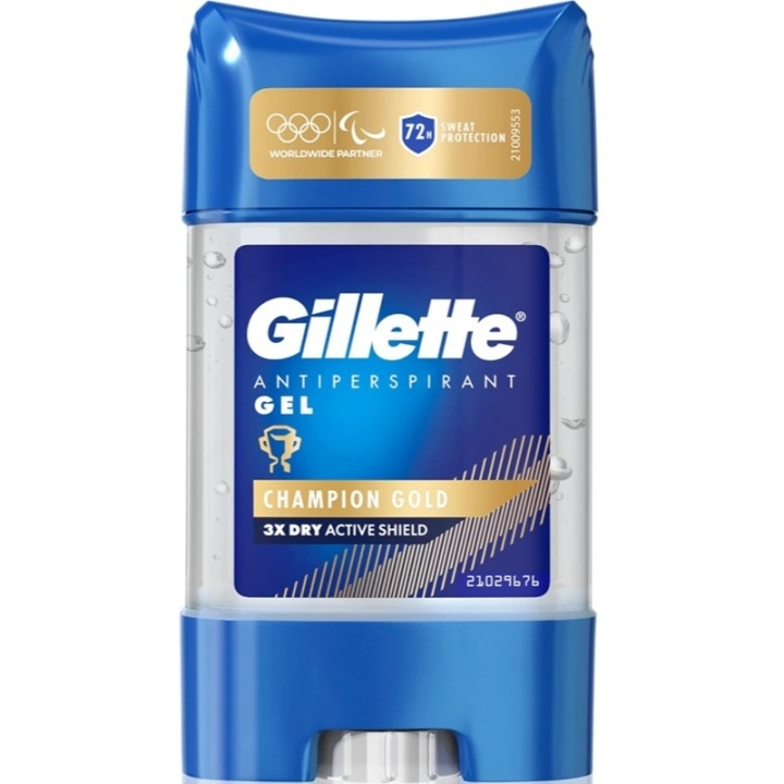 Gillette Champion Gold Men Antiperspirant Gel 70ml i gruppen SKÖNHET & HÄLSA / Doft & Parfym / Deodorant / Deo för honom hos TP E-commerce Nordic AB (D25159)