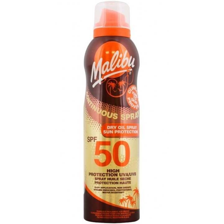 Malibu Sun High Protection Dry Oil Spray SPF50 175ml i gruppen SKÖNHET & HÄLSA / Hudvård / Solskydd & Tanning / Solskydd hos TP E-commerce Nordic AB (D25163)