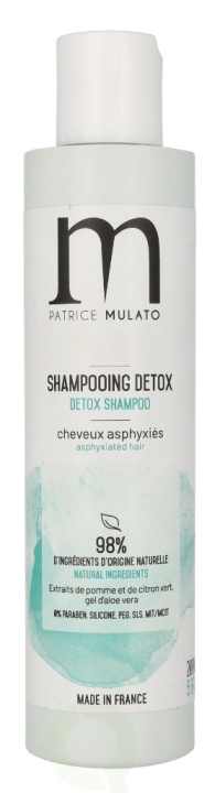Patrice Mulato P. Mulato Detox Shampoo 200 ml i gruppen SKÖNHET & HÄLSA / Hår & Styling / Hårvårdsprodukter / Schampo hos TP E-commerce Nordic AB (D25229)