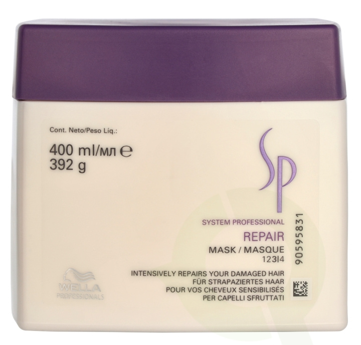 Wella SP - Repair Mask 400 ml For Damaged Hair i gruppen SKÖNHET & HÄLSA / Hår & Styling / Hårvårdsprodukter / Hårinpackning hos TP E-commerce Nordic AB (D25235)