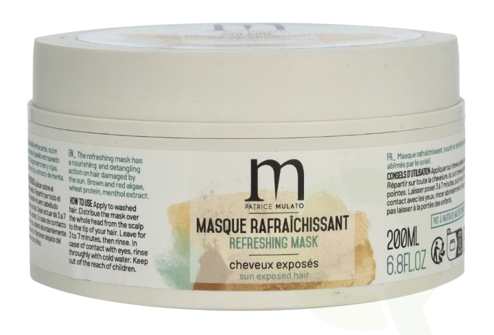 Patrice Mulato P. Mulato Refreshing Mask 200 ml Sun Exposed hair i gruppen SKÖNHET & HÄLSA / Hår & Styling / Hårvårdsprodukter / Hårinpackning hos TP E-commerce Nordic AB (D25273)