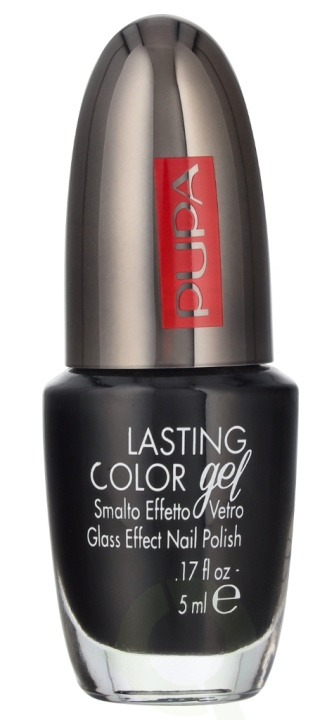 Pupa Milano Pupa Lasting Color Gel Glass Effect Nail Polish 5 ml #052 Deep Darkness i gruppen SKÖNHET & HÄLSA / Manikyr/Pedikyr / Nagellack hos TP E-commerce Nordic AB (D25280)