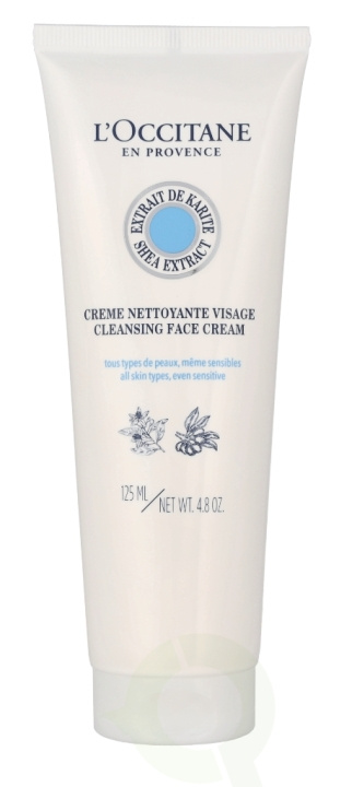 L\'Occitane Shea Cleansing Face Cream 125 ml All Skin Types, Even Sensitive i gruppen SKÖNHET & HÄLSA / Hudvård / Ansiktsvård / Serum Hud hos TP E-commerce Nordic AB (D25385)