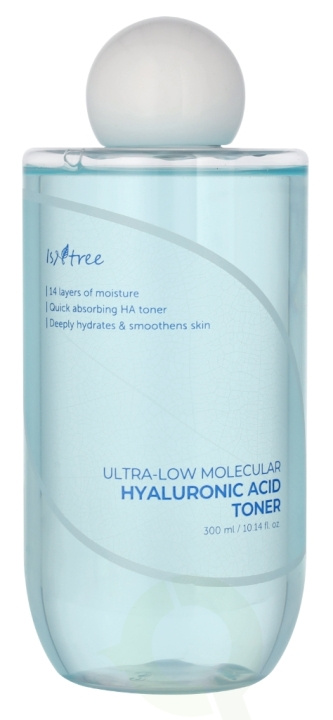 Isntree Ultra-Low Molecular Hyaluronic Acid Toner 300 ml i gruppen SKÖNHET & HÄLSA / Hudvård / Ansiktsvård / Ansiktsvatten & Facemist hos TP E-commerce Nordic AB (D25413)