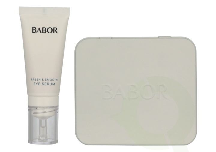 Babor Instant Fresh & Smooth Set 15 ml Instant Fresh & Smooth Eye Serum 15 ml / Eye Patches 2 pieces i gruppen SKÖNHET & HÄLSA / Hudvård / Ansiktsvård / Dagkräm hos TP E-commerce Nordic AB (D25431)