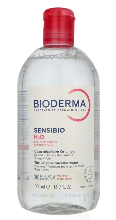 Bioderma Sensibio H2O Micellar Water 500 ml Face, Eyes, For Sensitive Skin i gruppen SKÖNHET & HÄLSA / Makeup / Sminkborttagning hos TP E-commerce Nordic AB (D25445)