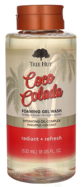 Tree Hut Coco Colada Foaming Gel Wash 532 ml i gruppen SKÖNHET & HÄLSA / Hudvård / Ansiktsvård / Rengöring hos TP E-commerce Nordic AB (D25449)
