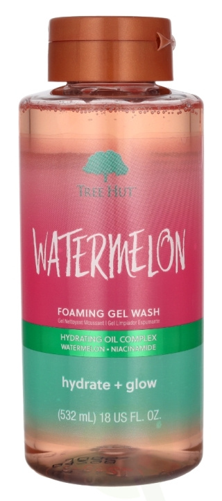 Tree Hut Watermelon Foaming Gel Wash 532 ml i gruppen SKÖNHET & HÄLSA / Hudvård / Ansiktsvård / Rengöring hos TP E-commerce Nordic AB (D25450)