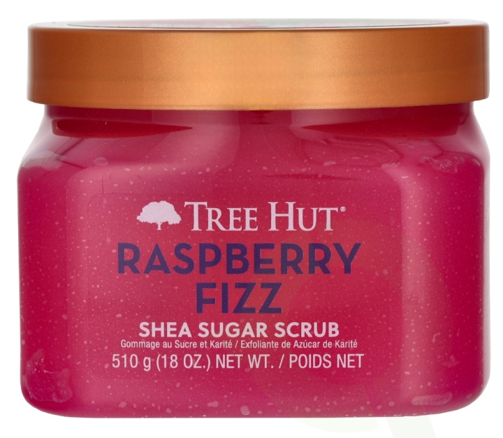 Tree Hut Raspberry Fizz Shea Sugar Scrub 510 g i gruppen SKÖNHET & HÄLSA / Hudvård / Ansiktsvård / Rengöring hos TP E-commerce Nordic AB (D25453)
