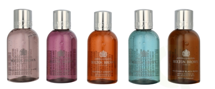 Molton Brown Travel Body Care Set 500 ml 5 x 100 ml i gruppen SKÖNHET & HÄLSA / Hudvård / Kroppsvård / Body lotion hos TP E-commerce Nordic AB (D25516)